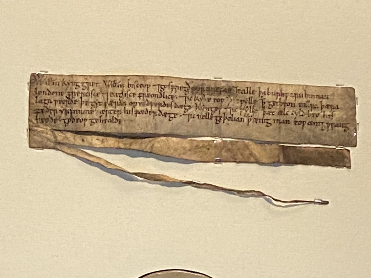 Very pleased that my article on William the Conqueror's London charter is now available online in Historical Research, and as open access so it's free to download:
academic.oup.com/histres/advanc…