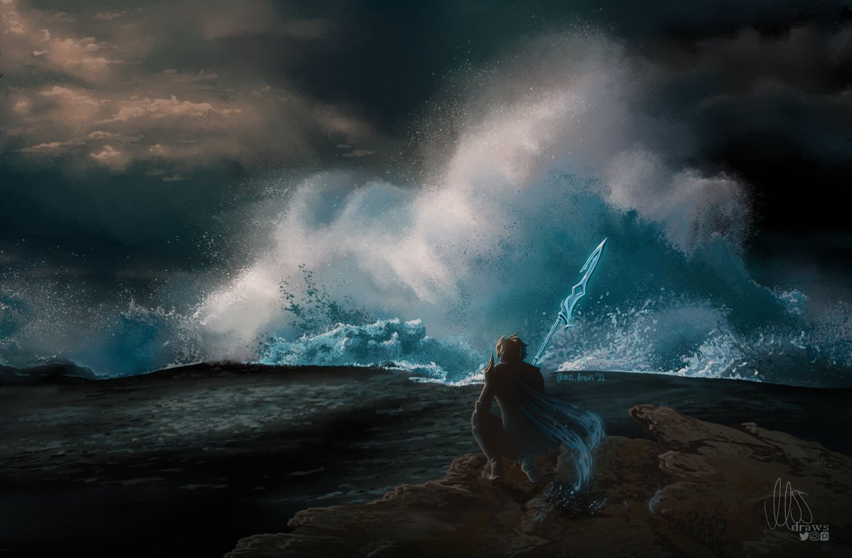 mss_draws's tweet photo. My newest pieces of #tartaglia with a #wave motive, inspired by @RayCollinsPhoto #GenshinImpact #genshinimpactfanart #childe https://t.co/N8Y83lASbX