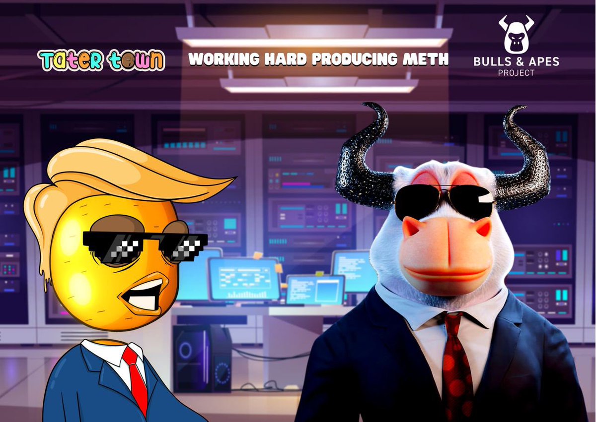 CryptoEmpressX's tweet photo. #Tatertown community is working hard to get #tokenized!  🥔🥔

We want collect #BAP #MethaneToken! 
We want #METH 🔥

@BullsApesProj @cz_arms @NunoAlm16725824 @crypto_deb @cryptolatina111 @SpaceChick_1111 @madmandos @OfficialMandox @MandoxCreate @_BossGirls https://t.co/aPtUyHRGBK