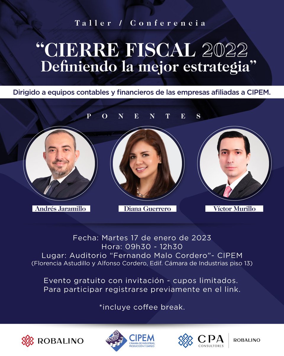 cipemec's tweet photo. Es vital que su #empresa realice un ejercicio de planeación y #cierrefiscal que permita identificar oportunidades para reducir riesgos y optimizar la tasa efectiva de tributación. 

Si es parte de las empresas CIPEM, contáctanos por interno. #EmpresasAfiliadas #GestiónEmpresarial https://t.co/wjhBhKoOts