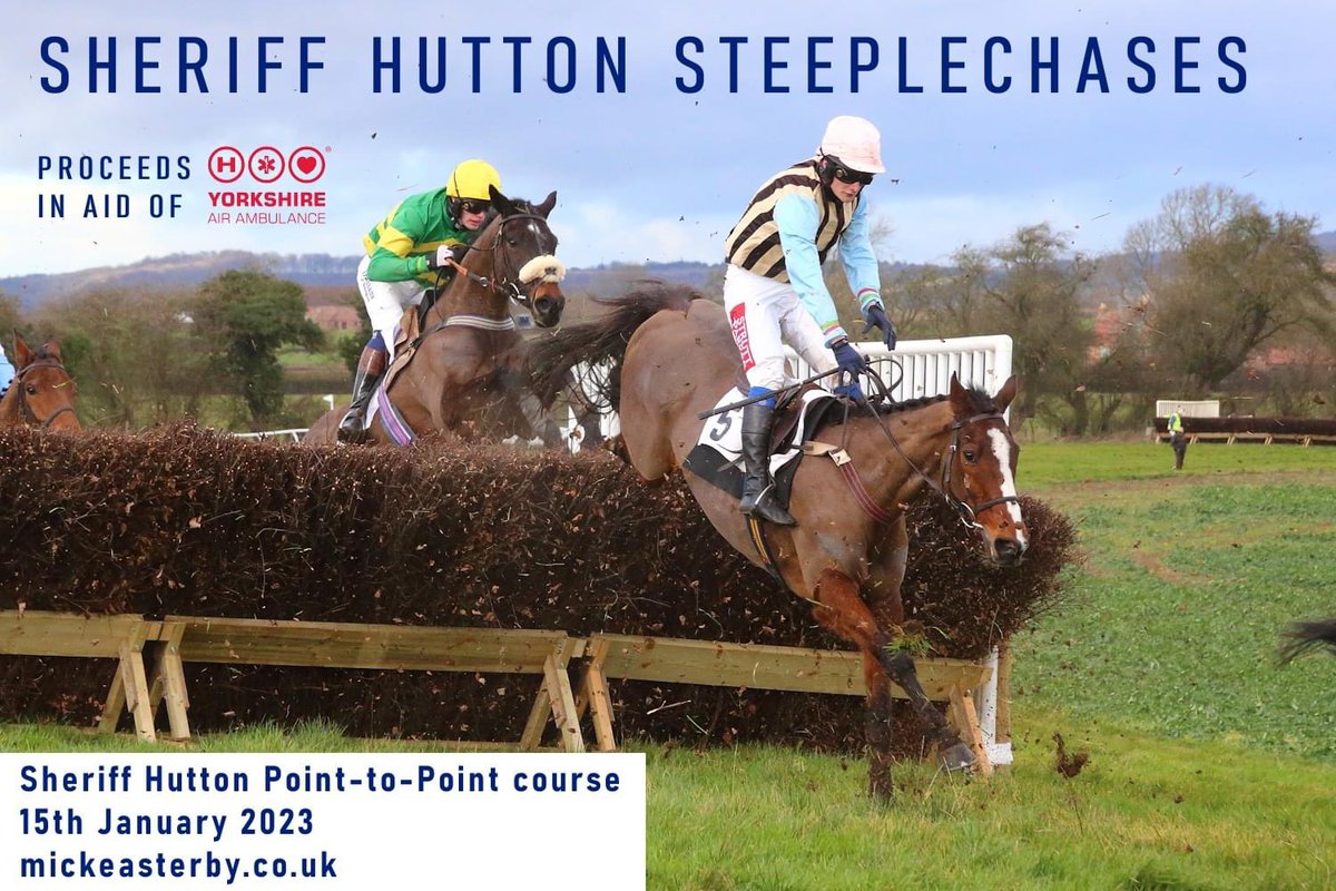Not long until the <a href="/YAATeamNorth/">YAA Team North</a> point-to-point at Sheriff Hutton! Make sure Sunday 15th January is in your diary. It’s a cash only affair so bring your 💷’s!