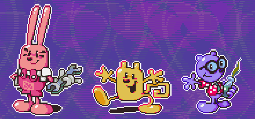 You encounter The Wow wow gang?... [i haven't watched the series in years]
#PixelArt #pixelArtist #wowwowwubbzy #Earthbound #Mother #mother2 #ArtistOnTwitter