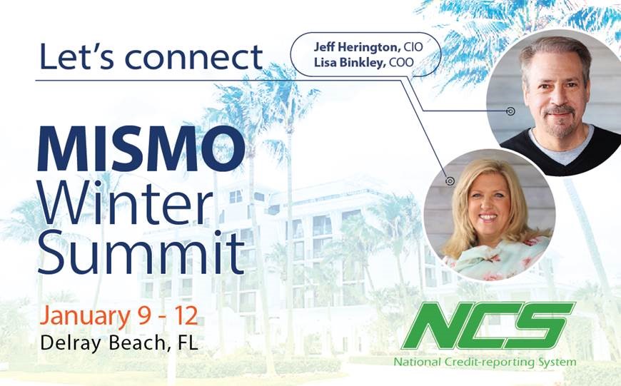 NCSTRV's tweet photo. Connect with us at the MISMO Winter Summit in Delray Beach next week! Let's discuss how @NCSTRV along with MISMO's standards enables us to make the mortgage industry more efficient. CIO Jeff &amp; COO Lisa are our experts in digital mortgage solutions. 

@MBAMortgage 
#mortgages https://t.co/yrK3CfEHny