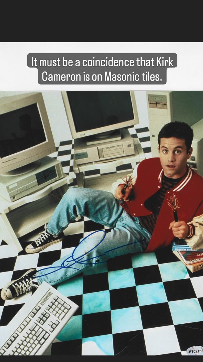 question_ething's tweet photo. #kirkcameron is a #freemason who's ACTING as a child of God. https://t.co/yMPBLD2JqN