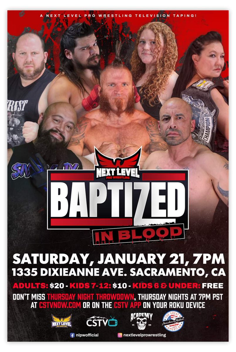 The first  NLPW show of 2023 in #Sacramento is looking to be a huge card! #supportindywrestling