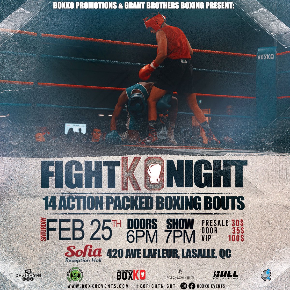 boxkoevents's tweet photo. Lets go! #KOfightnight #boxkoevents #kofn #yul #montreal #boxing #olympic #olympicboxing https://t.co/HCYasr5UhT