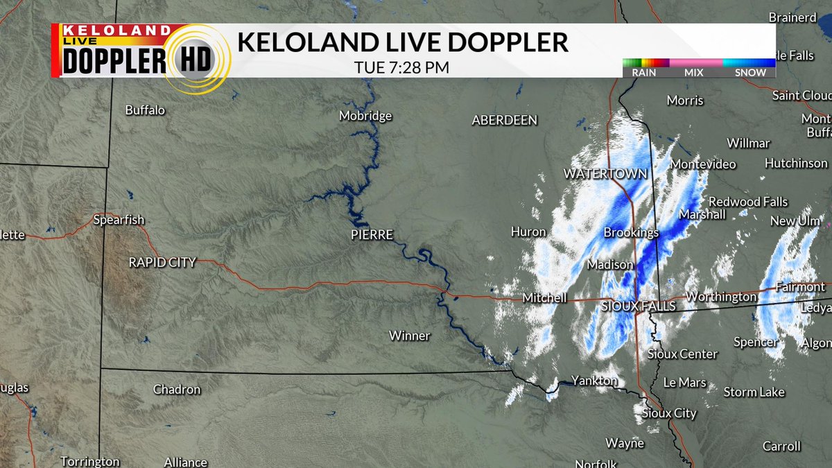 KELOLAND Weather on Twitter "Banding is still being observed at times
