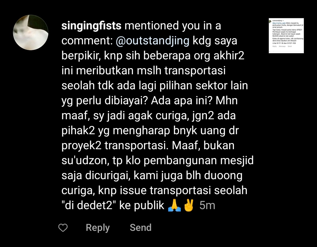 Outstandjing's tweet photo. @hyubiyoun Kang Emil jadinya lebih aktif di Instagram 

Karena sy lagi gak bisa ikut komen, yaudah skrg capture dulu bbrp contoh obrolan di platform tsb

Duh jd cross posting deh ke sini 😅 https://t.co/MldxI39LgU
