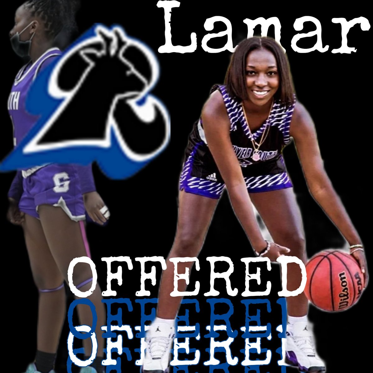 Blessed to receive an offer from <a href="/LCC_WBB/">Lamar CC Women's Basketball</a> appreciate the opportunity <a href="/itsDelinoLewis/">Coach Lewis 🏀</a> thanks for believing in me!!!
