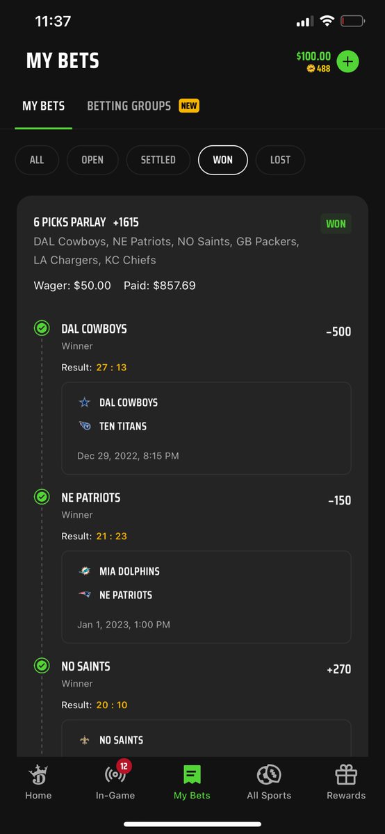 MarisaMarsach's tweet photo. @betr #GamblingTwiitter 💰💰 https://t.co/ylFealKcxJ