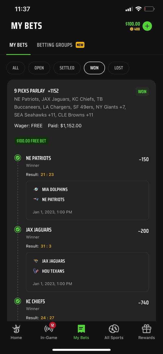 MarisaMarsach's tweet photo. @betr #GamblingTwiitter 💰💰 https://t.co/ylFealKcxJ