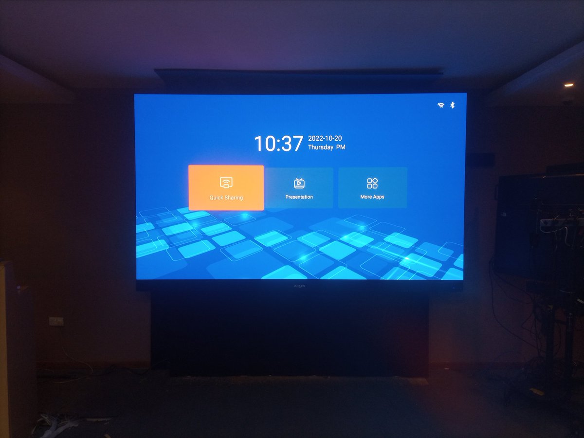 bayonet100's tweet image. Absen 138&quot; All-in-One LED Display successfully deployed and installed, this solution was also integrated with Video Conferencing... #proxynetgroup #Techforce