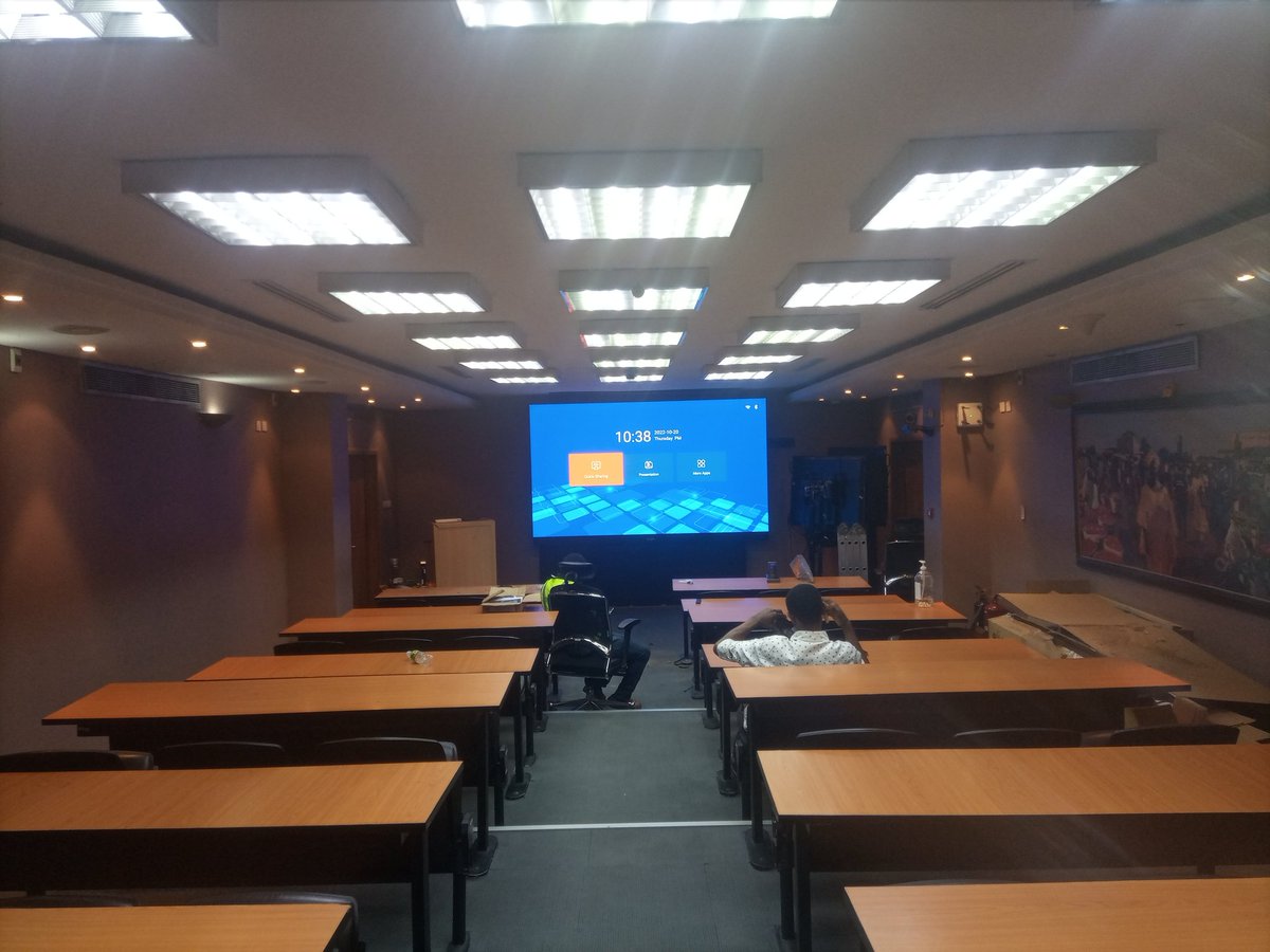 bayonet100's tweet image. Absen 138&quot; All-in-One LED Display successfully deployed and installed, this solution was also integrated with Video Conferencing... #proxynetgroup #Techforce