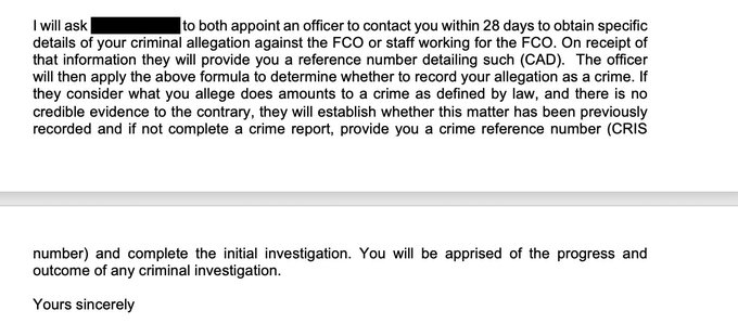 SUSANBR47706704's tweet photo. @labourlewis @metpoliceuk should have promptly investigated criminal allegations about #FCDO when #BorisJohnson was Foreign Secretary, with consideration of evidence provided by #cabinet etc. in June 2019! #whereismarkpoole #vickytuck https://t.co/azuNz2vKQQ