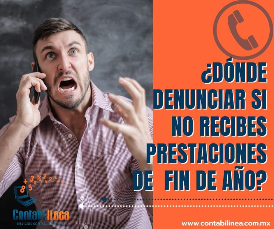 ContabilineaMX's tweet photo. En caso de que no hayas recibido tus prestaciones de fin de año comunícate a la Procuraduría Federal de la Defensa del Trabajo al teléfono 01 800 911 7877 y al 01 800 717 2942.

O al correo orientacionprofedet@stps.gob.mx toda orientación es de manera gratuita.

#Denuncia https://t.co/2MEFu4tgJi