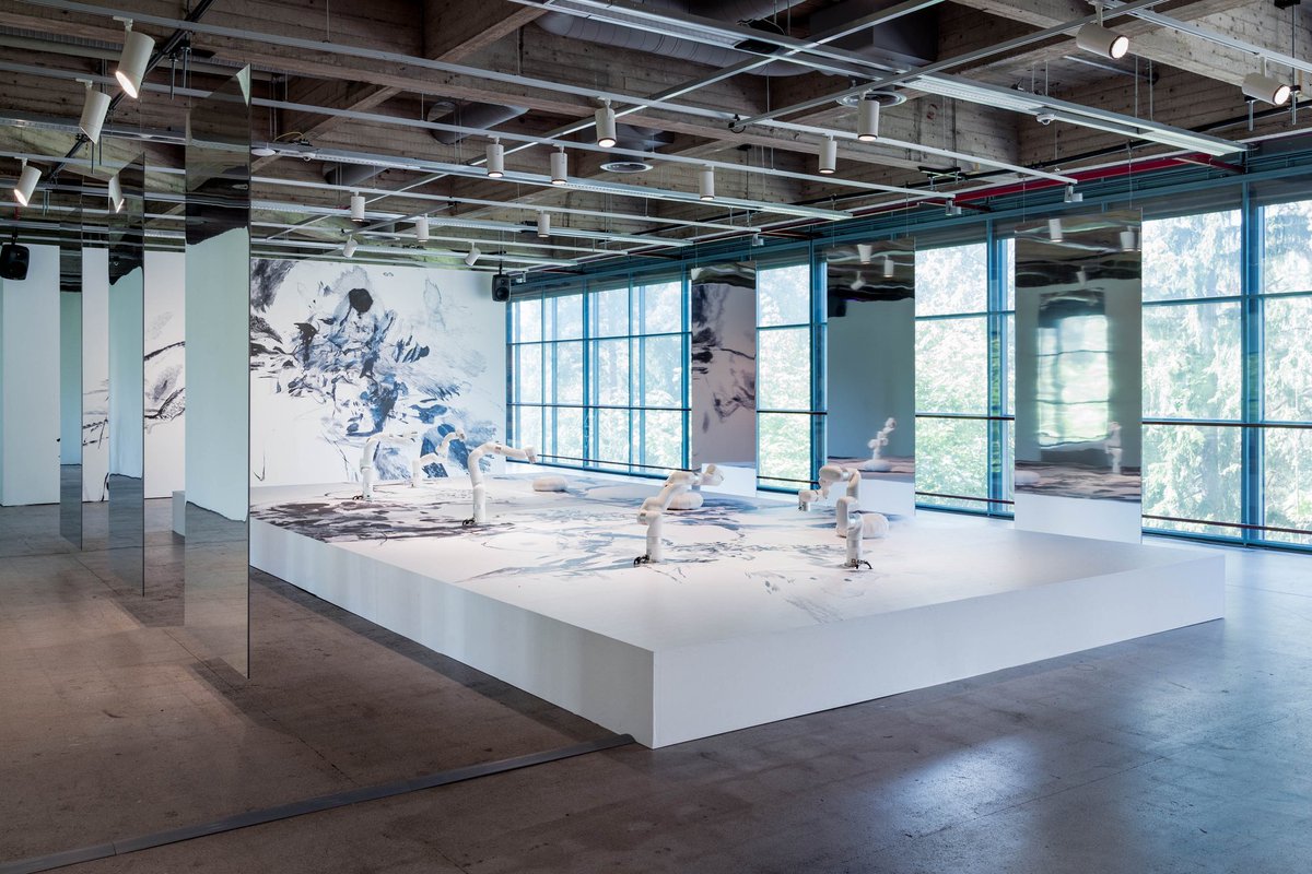 sougwen's tweet photo. Looking forward to sharing this project with more people around the world, as a space of assembly, meditation and sanctuary.  Get in touch office@scilicet.xyz https://t.co/QY9fOn1bYe