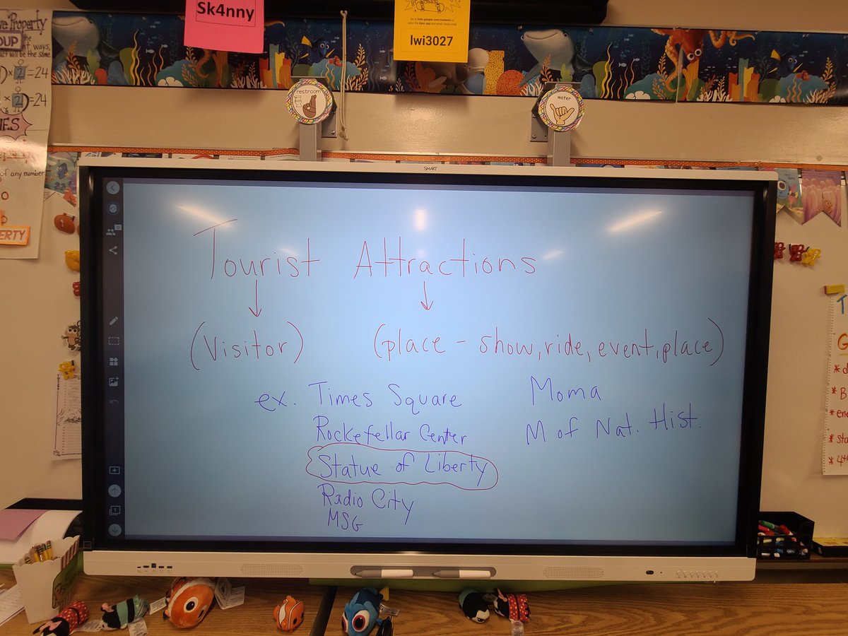 mmhteach's tweet photo. After discussing NY tourist attractions, #class3h took a virtual field trip to the Statue of Liberty! We also learned all about WHY she's "walking!" We can't wait to be tourists as we travel the world this year & discover other tourist attractions! @JRRS_Jericho #jrrsfamily https://t.co/bzYvBYDlYr