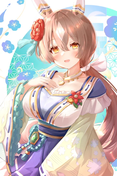 お正月ダイヤちゃん!#ウマ娘 #サトノダイヤモンド 