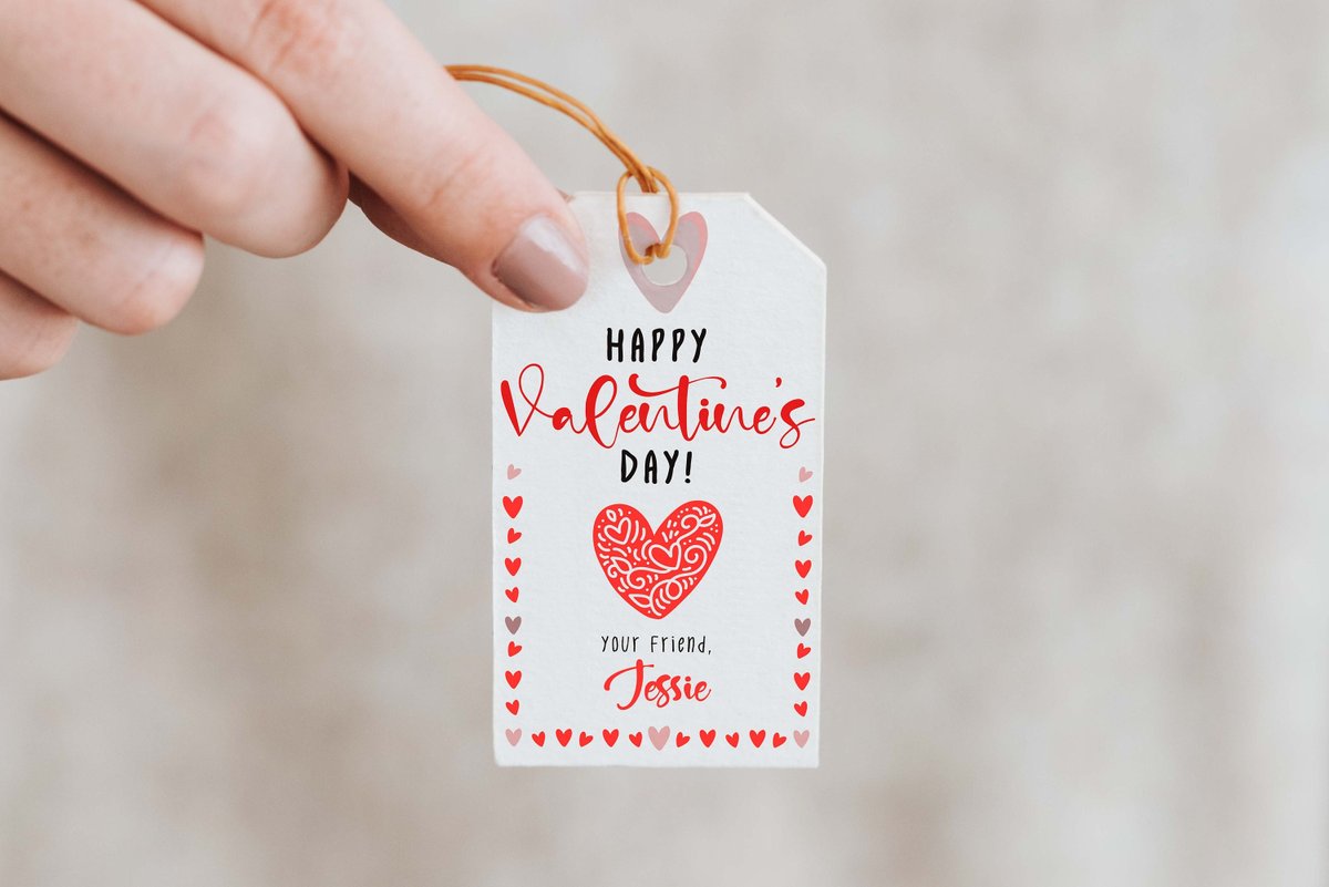 Evremkalyac's tweet photo. Valentine's Day Gift Tag, Heart Valentine's Day Tag, Editable Heart Tags Valentine's Day Classroom Hearts, School Tag, Instant Download https://t.co/31up02XpRN