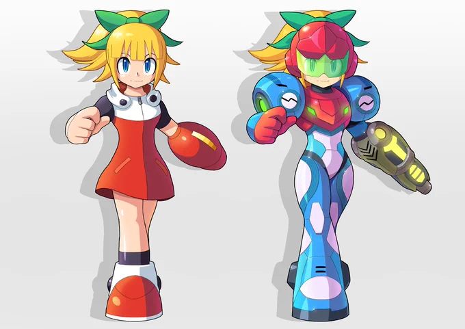 Roll - Power Suit (Metroid Dread) #2021art #Megaman #Metroid #Roll 