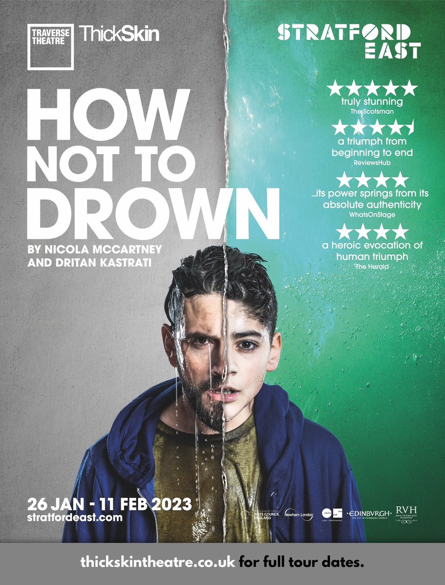 Here we go #HowNotToDrown Come see us <a href="/stratfordeast/">Stratford East</a> from 26th Jan-11thFeb
<a href="/ThickSkinTweets/">ThickSkin</a>