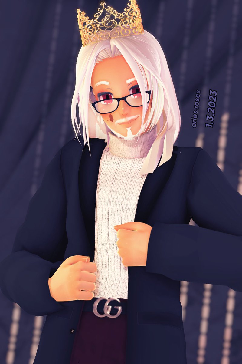 redisle_love's tweet photo. ✨Happy Birthday to the King, Reese✨

Over 4 years ago, he was created, but as of his actual age, he is 27 years old. 

The first OC birthday of 2023!

#MikuMikuDance https://t.co/aTdvt3m4cp