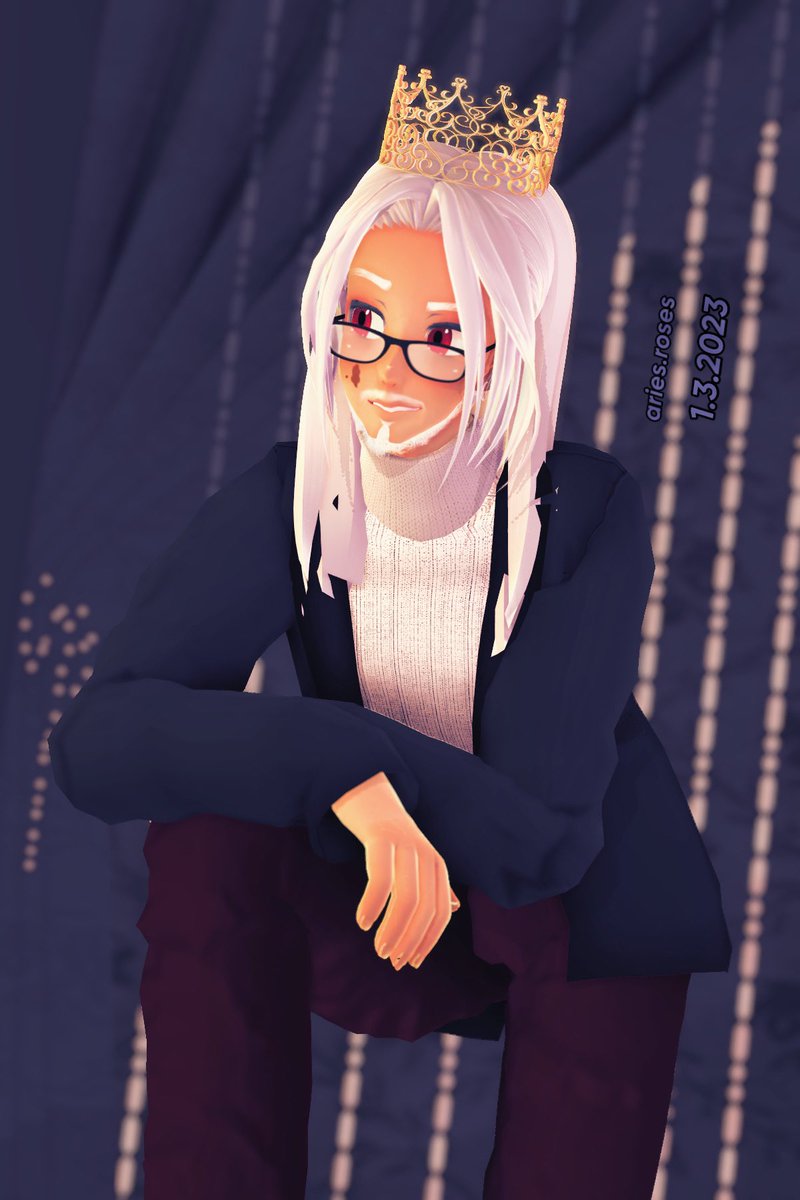 redisle_love's tweet photo. ✨Happy Birthday to the King, Reese✨

Over 4 years ago, he was created, but as of his actual age, he is 27 years old. 

The first OC birthday of 2023!

#MikuMikuDance https://t.co/aTdvt3m4cp