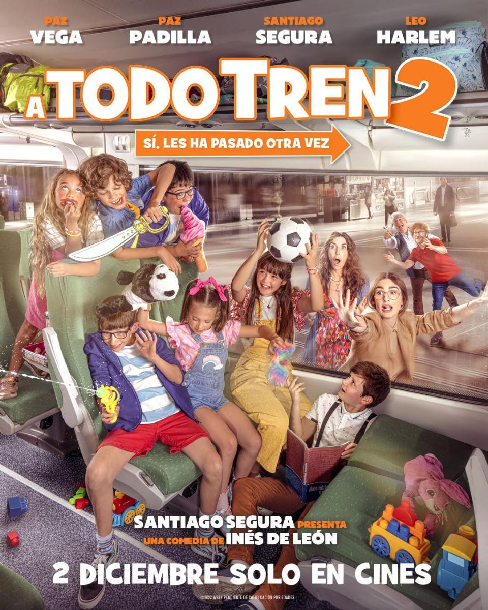 #atodotren2 me ha hecho pasar genial, Paz Padilla lleva toda la película la trama de los niños es más aburrida, pero las peripecias de las dos Paz te lo hacen pasar bomba, y la aventura se hace hasta corta, yo donde esté Paz Padilla me voy a verla, para mí una crack!