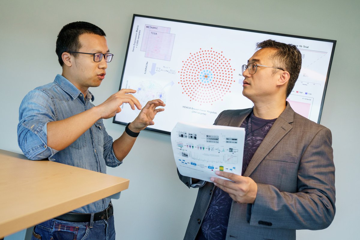 StJudeResearch's tweet photo. What if we gave cancer a math test and refined treatment based on the score? Computational biologist @jiyang_yu created such a test. Discover how his work identifies cancers susceptible to a novel combination therapy in a clinical trial. https://t.co/H1dZEVxQX8 @NatureCancer https://t.co/9AkQ4Wgr1F