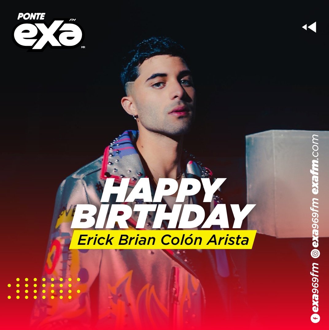 exa969fm's tweet photo. Asere chicoooo😎

@ErickBrianColon hoy está celebrando sus 22 😏

Coméntanos... ¿Desde hace cuánto lo conoces?🎵

#Exafm #PonteExa #ExaRD #ExaBirthday https://t.co/HnCqhKJyZ3