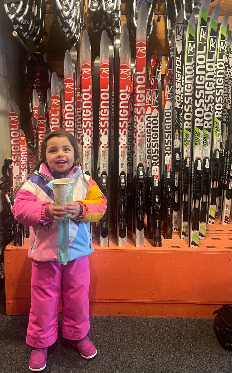 The Eldora Nordic Hot Chocolate Chronicles continue with a visit from 4-year-old Izabella, who drank, chatted, and pretended to be a human-bone-eating dog while warming up with her mother in the lodge. Love the boots, "Cherry" (<<a name she gave herself after some sips).