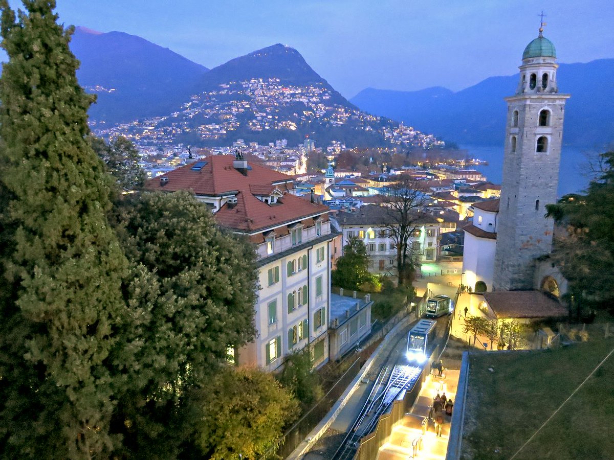 standseilbahnen's tweet photo. Most viewed photo in December 2022 @standseilbahnen Lugano with the funicular old town - railway station and Monte Brè #lugano #montebre #schweiz #svizzera #switzerland photo @standseilbahnen https://t.co/6DP9HjxCDW