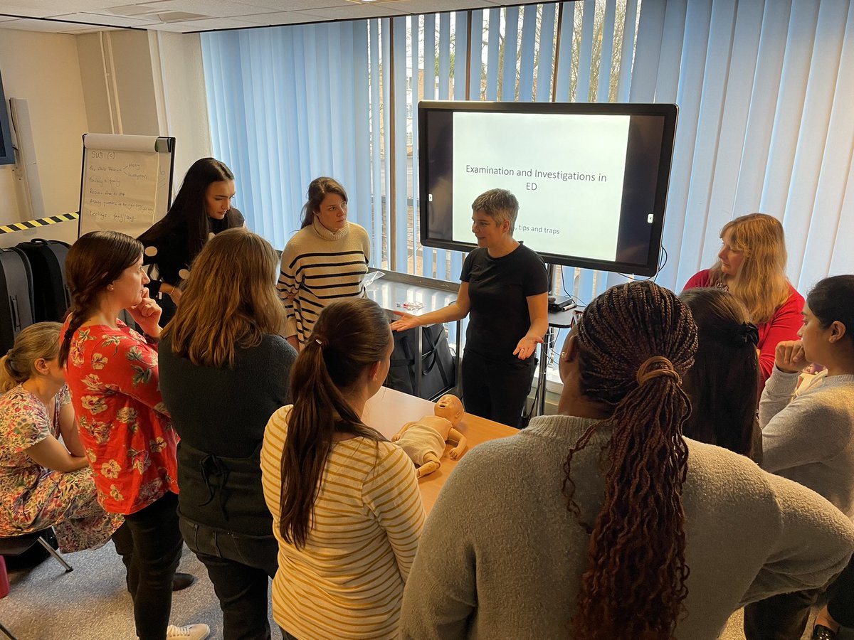 Today we ran the regional SUDIC course for trainees across @WMPaeds an excellent day of multidisciplinary learning with fab experts from health &amp; police guiding us through a tough and emotional process. Special thanks to <a href="/2wishcharity/">2wish</a> for insight to parent’s perspective (CB)