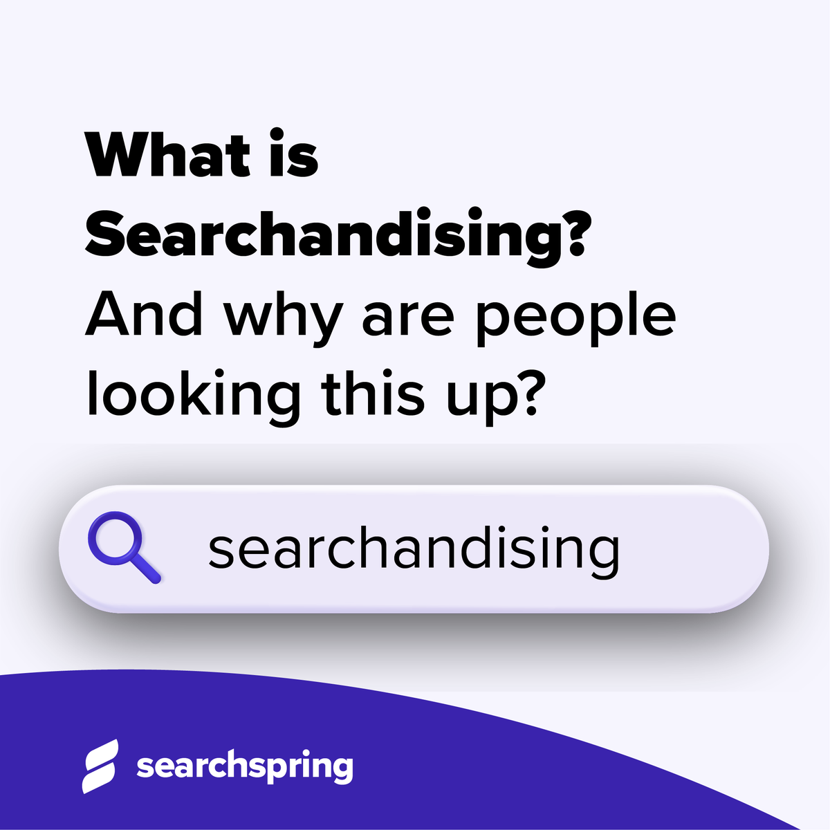 What is #Searchandising?🤔🔎

It's  a mash-up of the words "search" &amp;  "merchandising" and the process of creating search results that drive conversions for online stores.

Overall it's creating a strategy and utilizing tools to ensure relevant products get in front of shoppers🛍️