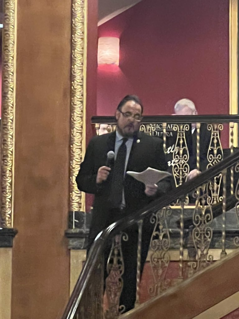 gregoryamancini's tweet photo. From Laborer to RI Building Trades President to International VP for LIUNA to introducing Governor McKee. Not bad for a kid from Johnston. Way to go Mike https://t.co/7HYjzO5cHH
