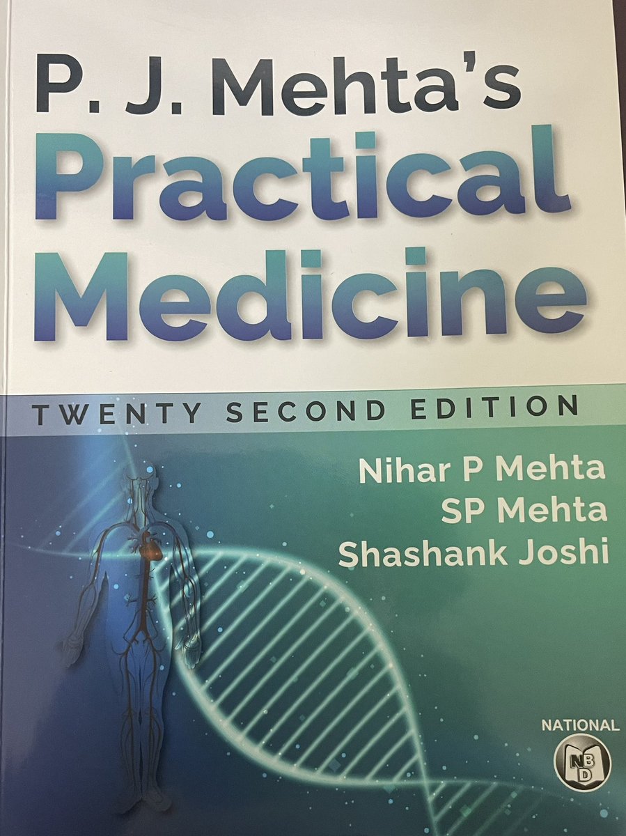 drniharmehta's tweet photo. The next edition of PJ Mehta’s Practical Medicine…. 
Edited by  Shilpa Mehta, Shashank R Joshi and myself.  
Special thanks to Raju Shah Harshvadhan Trivedi, Anup Sheth and contributors Amit Saraf Hardik Shah and Azad Irani. 
Thanks to my family Labdhi Neha Apurva Ayesha Shrenik https://t.co/0AU4HoB2mg