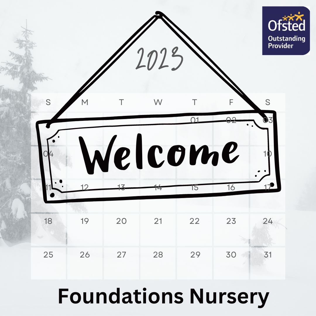 FoundationsEYFS's tweet photo. Welcome to 2023. If you are looking for childcare this year, we have a few new places
available and will be taking bookings for show-rounds on 15th Jan. Please email Info@FoundationsNursery.com or call. Happy New Year from all the team at #Foundations #Nursery #Batley https://t.co/TgKwHJ2ogd