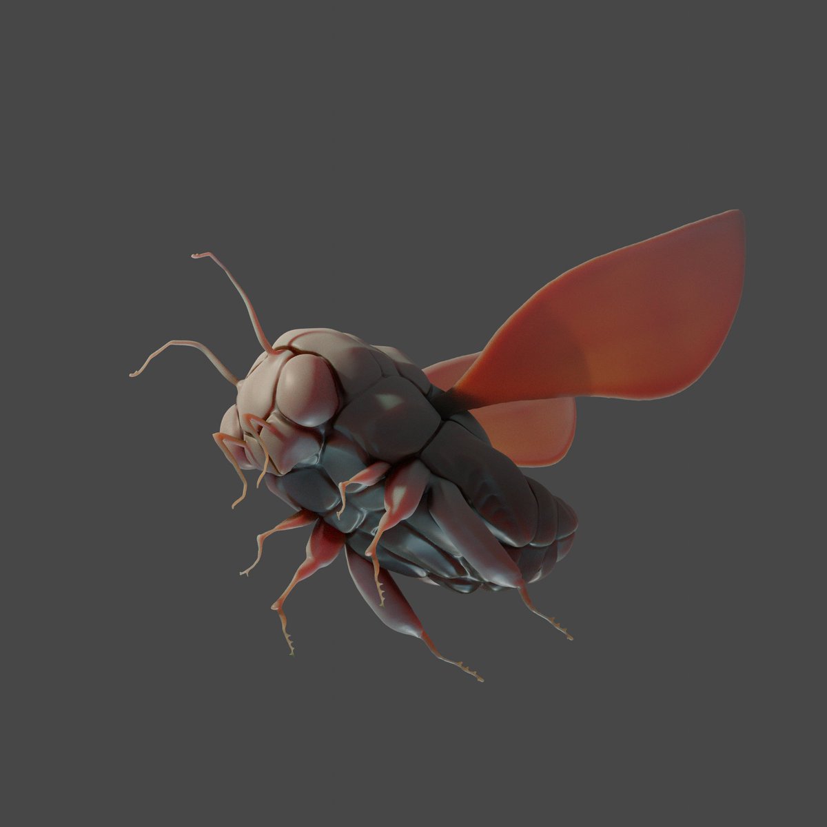 sammael_art's tweet photo. Insect 🪳

#sculptjanuary #sculptjanuary2023 #b3d https://t.co/IKEd7isBc1