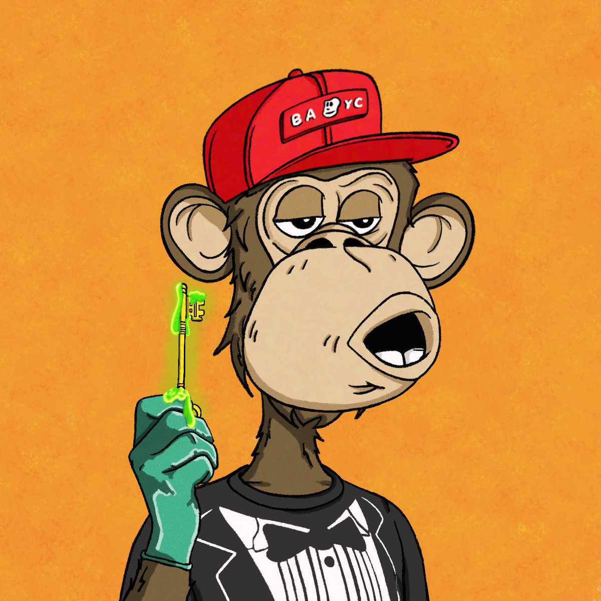 adiokingeth's tweet photo. Just found Jimmy the Monkey and extracted the key! Talk about a crap-tastic day. Thanks to @BoredOhms for the #keyhunt pfp! @OthersideMeta @BoredApeYC https://t.co/mhLRJJ9hN2
