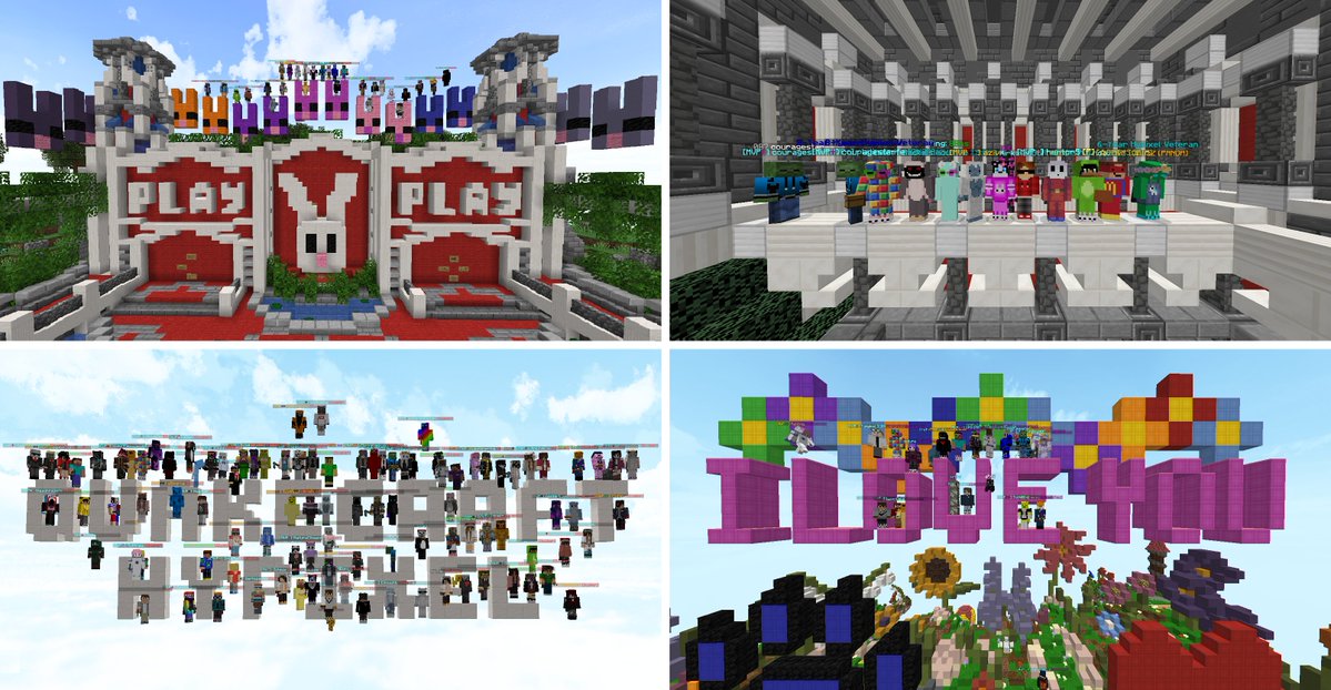 RufflezHypixel's tweet image. Happy New Year! 🎉 TYSM for 2022! ❤️ I loved it ALL including one spectacular new addition--an exact replica of the 2nd Quake Lobby in my housing--where we celebrated Quake's 9yr Anniversary &amp;amp; multiple milestones! 😎 Thank you! ❤️❤️❤️ @HypixelNetwork #ILoveQuake #FunWithFriends