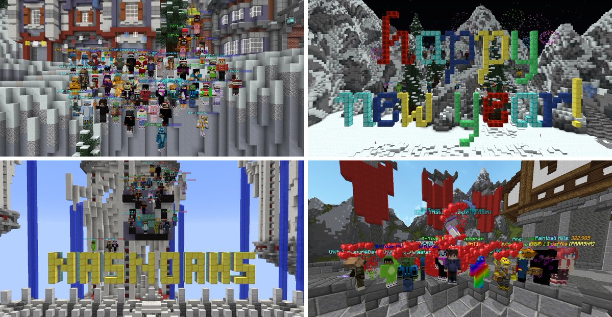 RufflezHypixel's tweet image. Happy New Year! 🎉 TYSM for 2022! ❤️ I loved it ALL including one spectacular new addition--an exact replica of the 2nd Quake Lobby in my housing--where we celebrated Quake's 9yr Anniversary &amp;amp; multiple milestones! 😎 Thank you! ❤️❤️❤️ @HypixelNetwork #ILoveQuake #FunWithFriends