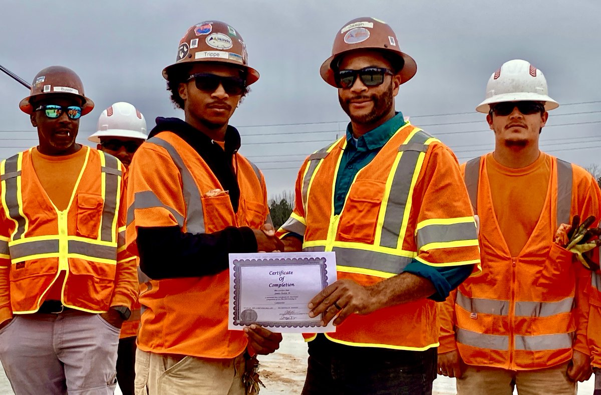 Congratulations to Tripp Guice receiving his carpenters certificate from his father, Superintendant, Jason Guice. We are proud of you @ MCL