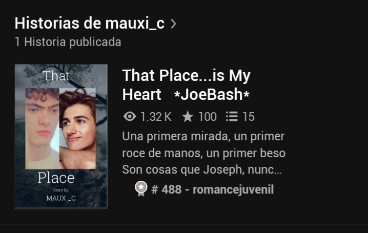 Spring_OMG7's tweet photo. Ha llegado a las 100 estrellas 🌟
Ustedes son unos lectores tan lindos. Gracias por continuar leyéndola. Nos esperan muchas emociones todavía. Del romance en ciernes de nuestros protagonistas
#JoeBash
#Wattpad
#ThatPlaceInMyHeart https://t.co/bSkzRntZnm