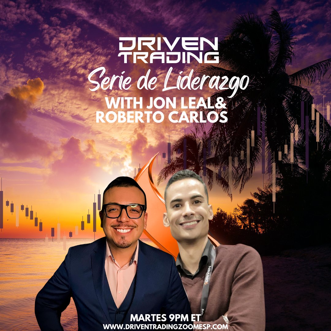 drivenespanol's tweet image. Liderazgo Español 9pm EST on driventradingzoom.com
