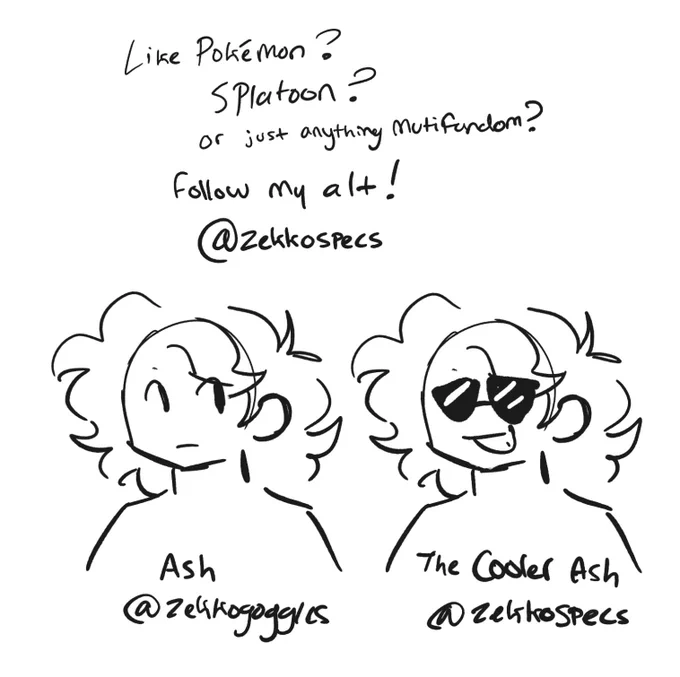 I almost forgot to post about this but I'm making my alt into a multifandom acc if you're interested! @zekkospecs 