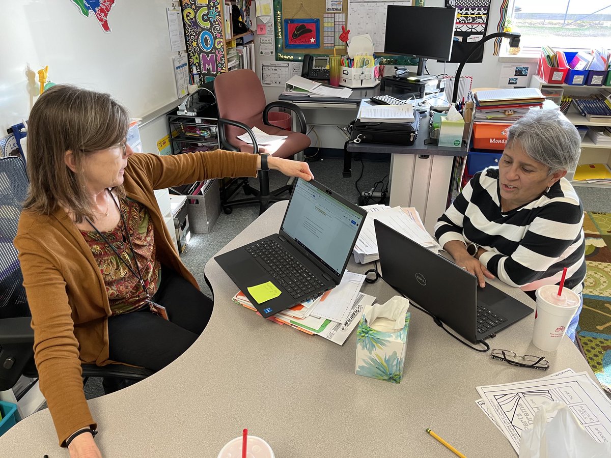 Our 4th grade team planning!