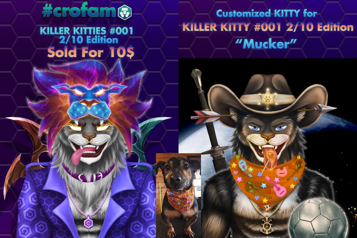 Get a customized Killer Kitty with any Killer Kitty purchase for just $10! Follow the link to join the Feline Revolution. #KillerKitties #NFT #customavatar crypto.com/nft/profile/ya…