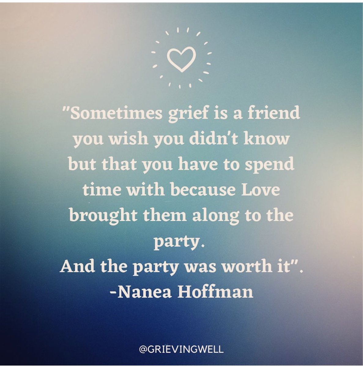 grievingwell's tweet photo. The party was worth it 💙 
#grief #loss #griefandloss #griefawareness #griefsupport https://t.co/Cb7Ozk5MDm