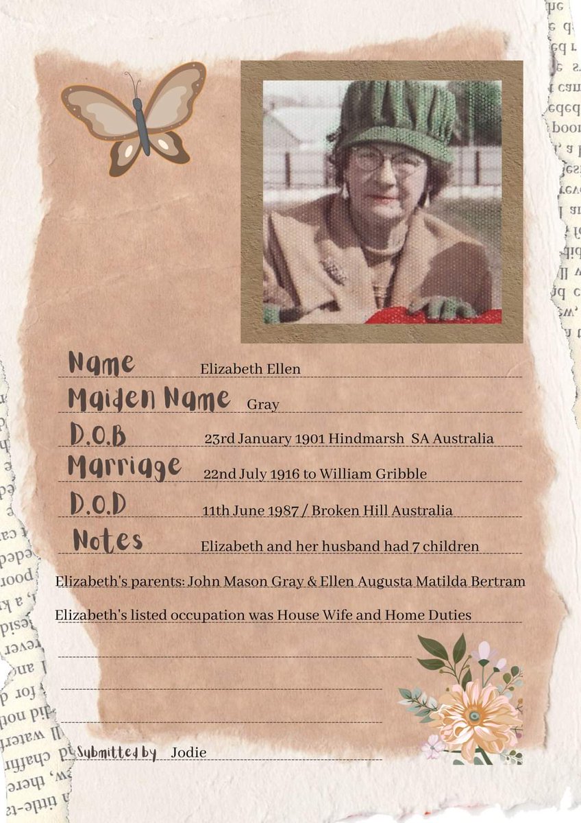 My great grandmother