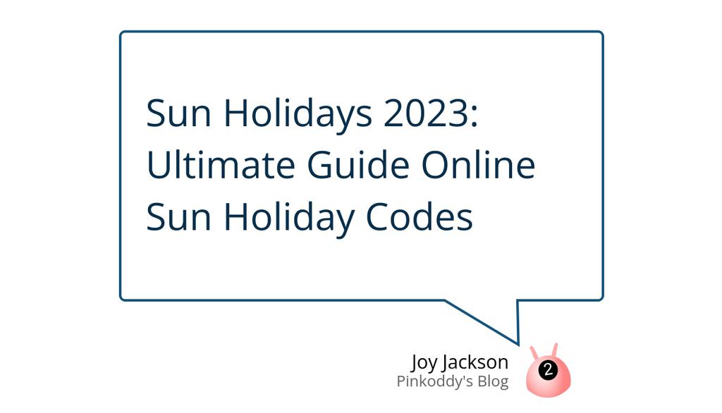 PinkOddy's tweet photo. Collecting for the next Sun Holiday Codes begins on Saturday 7th January 2023.

Read more 👉 https://t.co/hftxxM4Zfz

#SunHolidayCode #SunHolidays #SunHolidayCodes https://t.co/rCoLnntdal